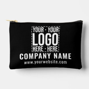 Custom Business Logo Corporate Company Modern Cool Accessory Pouch