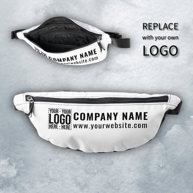 Custom Business Logo Corporate Company Modern Cool Bum Bags (Creator Uploaded)