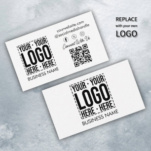 Custom Business Logo Corporate Company Modern Cool Business Card