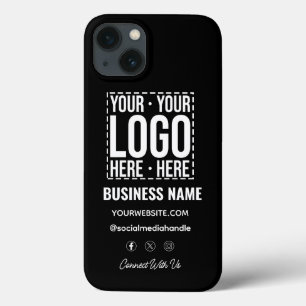 Custom Business Logo Corporate Company Modern Cool iPhone 13 Case