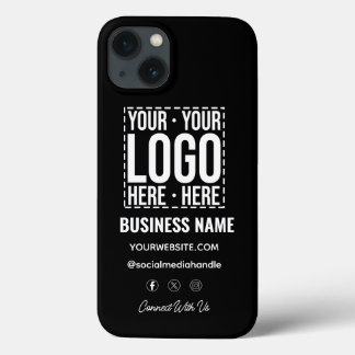 Custom Business Logo Corporate Company Modern Cool iPhone 13 Case