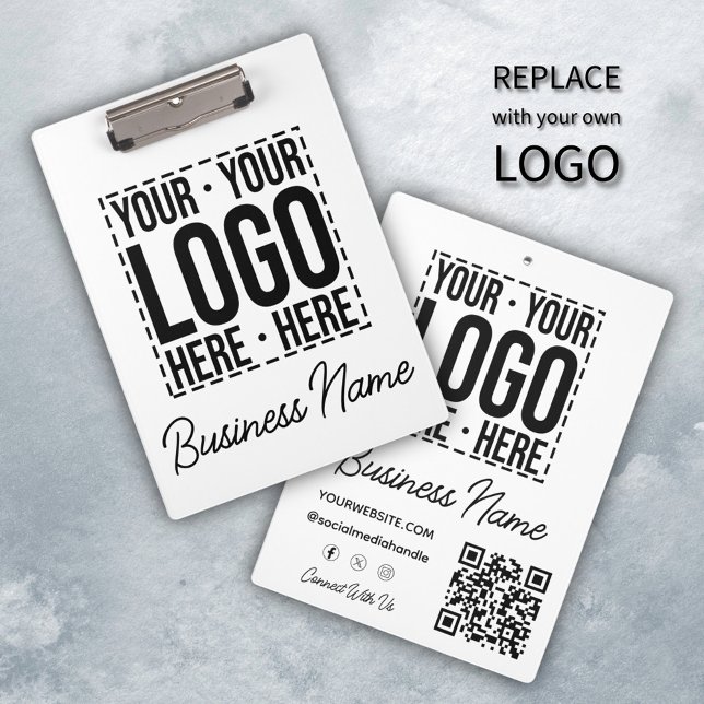 Custom Business Logo Corporate Company Modern Cool Clipboard (Creator Uploaded)