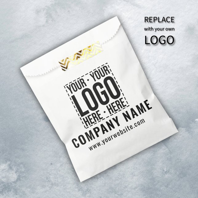 Custom Business Logo Corporate Company Modern Cool Favour Bags (Creator Uploaded)