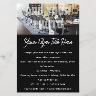 Custom Business Logo Corporate Company Modern Cool Flyer