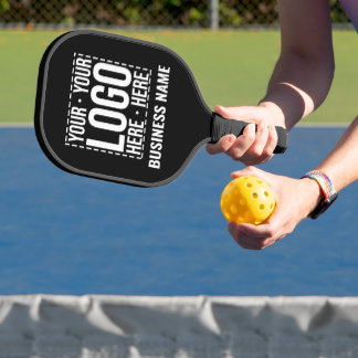 Custom Business Logo Corporate Company Modern Cool Pickleball Paddle