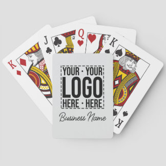 Custom Business Logo Corporate Company Modern Cool Playing Cards