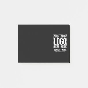 Custom Business Logo Corporate Company Modern Cool Post-it Notes