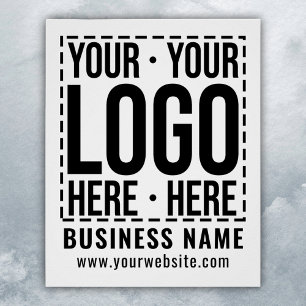 Custom Business Logo Corporate Company Modern Cool Poster