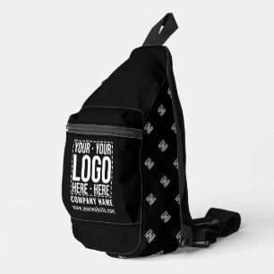 Custom Business Logo Corporate Company Modern Cool Sling Bag