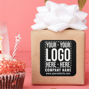 Custom Business Logo Corporate Company Modern Cool Square Sticker