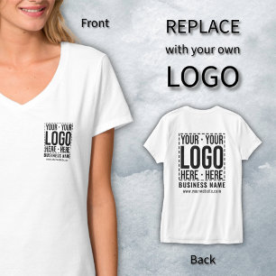 Custom Business Logo Corporate Company Modern Cool T-Shirt