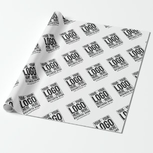 Custom Business Logo Corporate Company Modern Cool Wrapping Paper