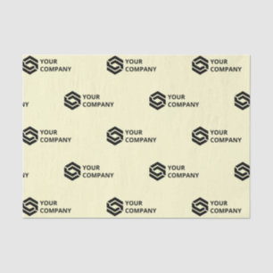Custom Business Logo Corporate Cream Tissue Paper