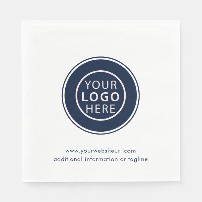Custom Business Logo Corporate Custom Paper Napkin (Front)