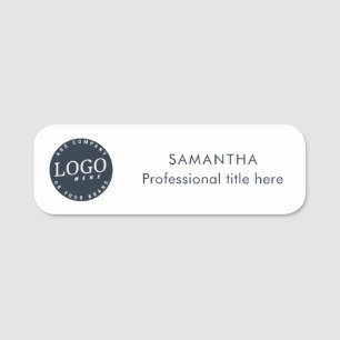 Custom Business Logo Corporate Employee Name Tag