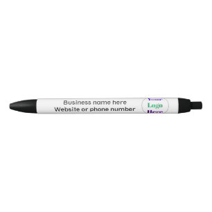 Custom Business Logo Corporate Promotional Gift Black Ink Pen