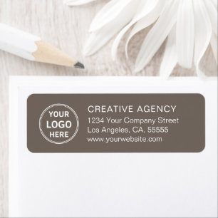 Custom Business Logo Corporate Return Address