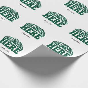 Custom Business Logo Corporate Template Wrapping Paper