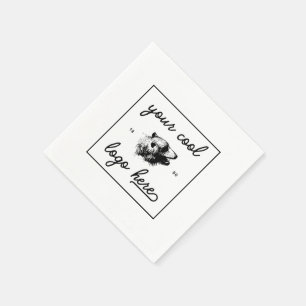 Custom Business Logo Customise Own Company Branded Napkin