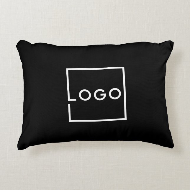 Custom Business Logo Decorative Cushion (Front)