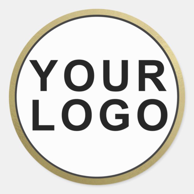Custom Business Logo Design Sticker (Front)