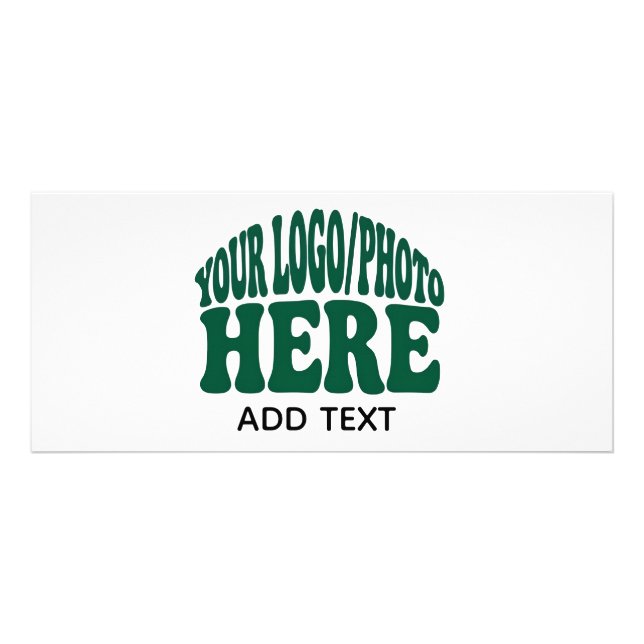 Custom Business Logo Double Sided Template Rack Card (Front)