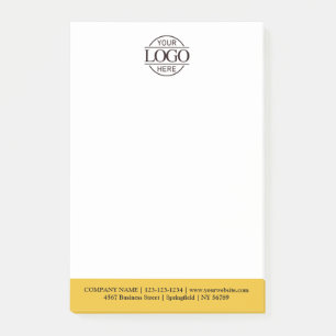 Custom Business Logo Elegant Simple Professional  Post-it Notes