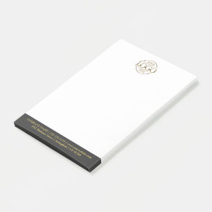 Custom Business Logo Elegant Simple Professional Post-it Notes