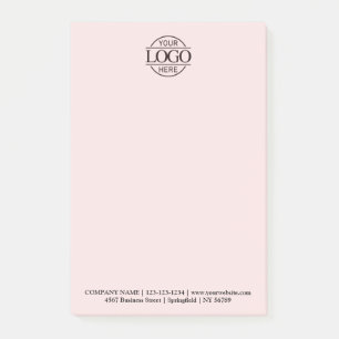 Custom Business Logo Elegant Simple Professional Post-it Notes