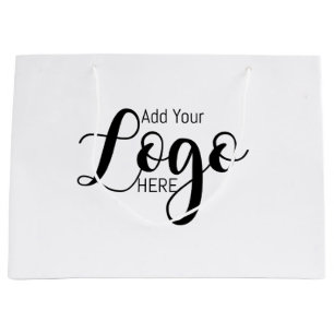 custom business logo employee appreciation large gift bag