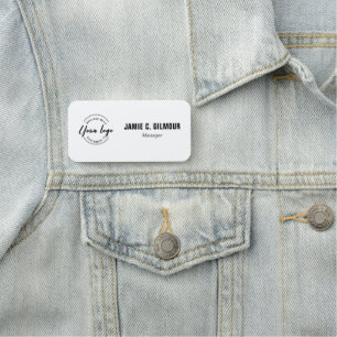 Custom Business logo Employee Magnetic Name Tag