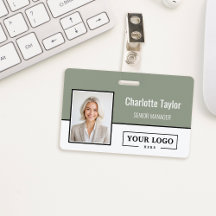 Custom Business Logo Employee Photo