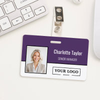 Custom Business Logo Employee Photo