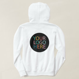 Custom Business Logo Employee Staff   back & front Hoodie
