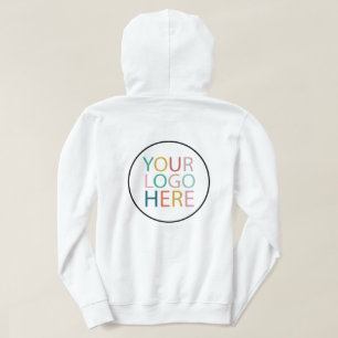 Custom Business Logo Employee Staff   back & front Hoodie