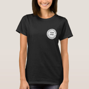 Custom Business Logo Employee Staff   back & front T-Shirt