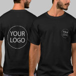 Custom Business Logo Employee Staff | back & front T-Shirt<br><div class="desc">Make your employees feel like the valuable team members they are with this custom staff T-Shirt . The prominent logo placement shows off your brand, while the comfortable, versatile design keeps them looking sharp no matter the task. Whether working the front desk, on the sales floor, or in the warehouse,...</div>