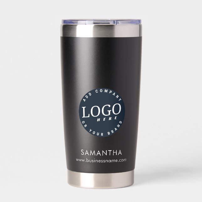 Custom Business Logo Employees Swag Custom Insulated Tumbler (Front)