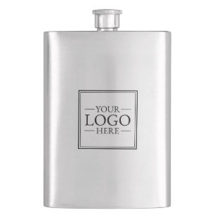 Custom Business Logo Hip Flask