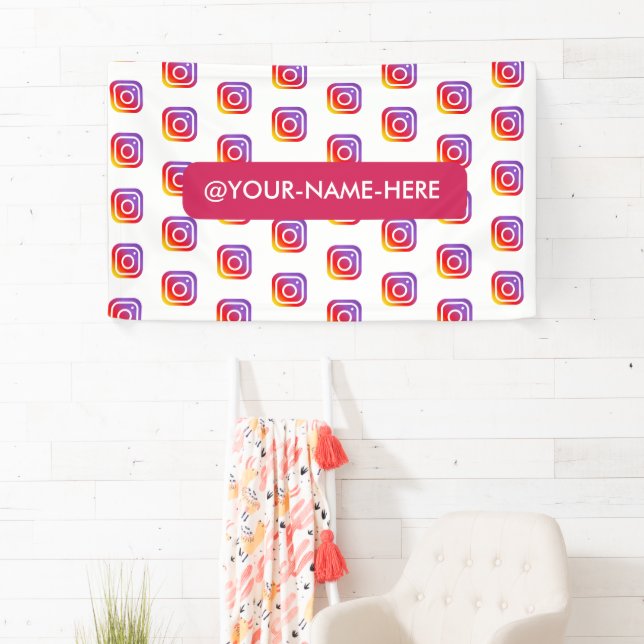custom business logo instagram backdrop simple banner (Insitu)