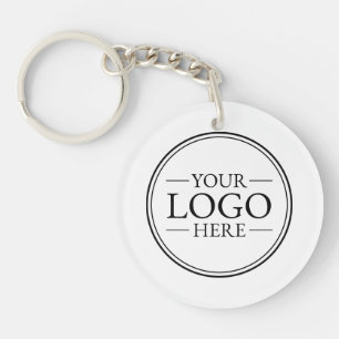 Custom Business Logo Key Ring
