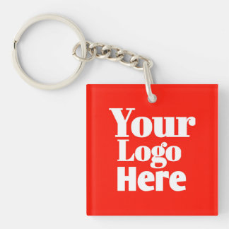 Custom Business Logo Keychain