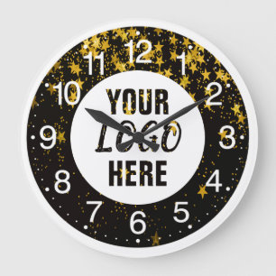 Custom Business Logo Large Clock