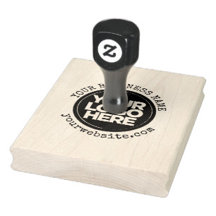 Custom Business Logo Large Rubber Stamp