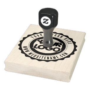 Custom Business Logo Large Rubber Stamp