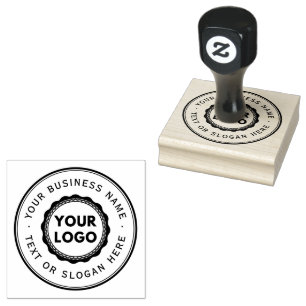 Custom Business Logo Large Rubber Stamp