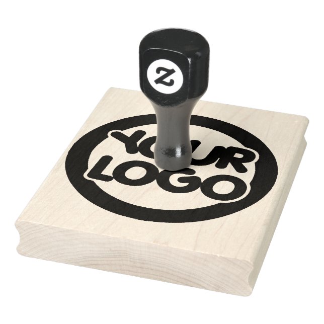 Custom Business Logo Large Rubber Stamp (Stamp)