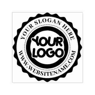 Custom Business Logo Large Rubber Stamp