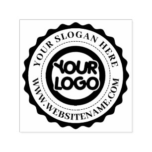 Custom Business Logo Large Rubber Stamp