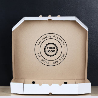 Custom Business Logo Large  Rubber Stamp